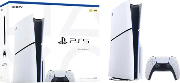Sony - PlayStation 5 Slim Disc Console Edition - White